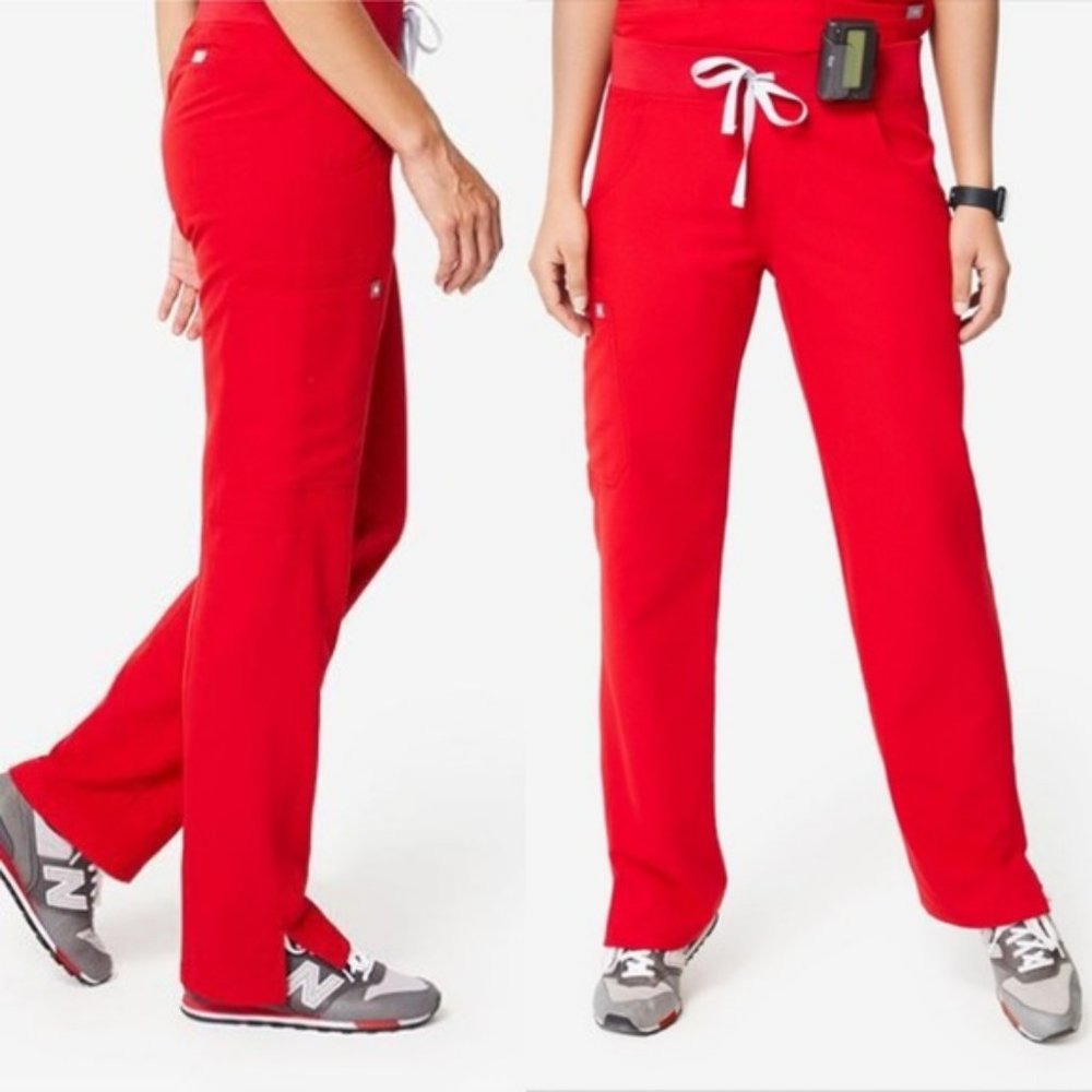 Figs Technical Collections Winning Red M Scrub Pants (Limited Edition Color)